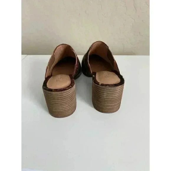 Madewell‎ Carey Mule in Painted Leopard Calf Hair